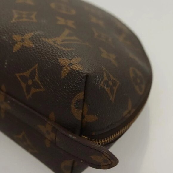 LOUIS VUITTON Monogram Trousse Demi Ronde Cosmetic Pouch M47520 LV Auth bs26999 - Picture 2 of 15
